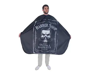 Pánská pláštěnka na stříhání vlasů a vousů Eurostil Professional Barber Line (06997) + dárek zdarma