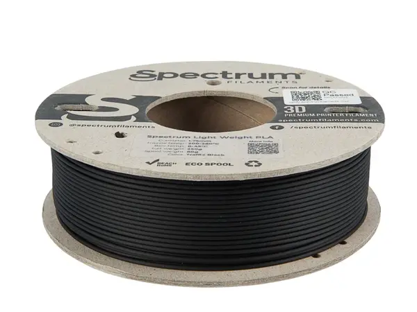 Spectrum 81000 3D filament, Light Weight PLA, 1,75mm, 250g, TRAFFIC BLACK