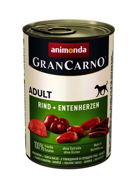 Animonda GranCarno Adult konzerva, hovězí a kachní srdce 6 x 800 g (82747)