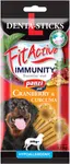FitActive Hypoallergenic Denta-Sticks Immunity maškrty pre psov - čučoriedka & kurkuma L - 170 g