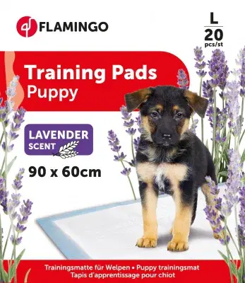 Flamingo plenkové podložky pro psy - Lavender L - 20 ks