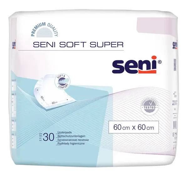 Seni Soft Super absorpční vložka 60 x 60 cm - 30 ks