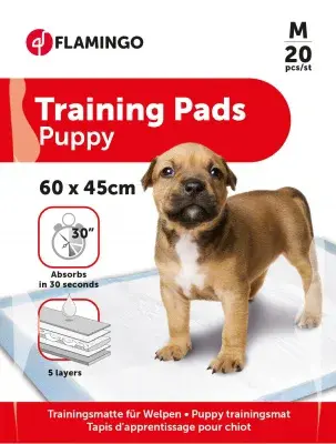 Flamingo plenkové podložky pro psy M - 20 ks