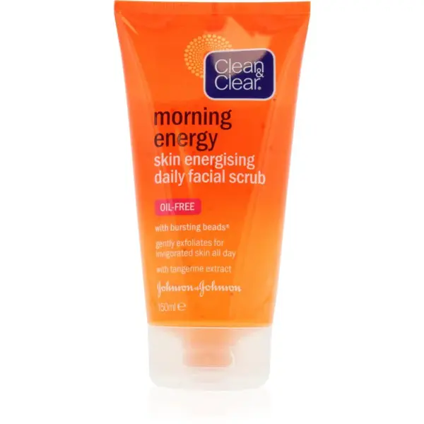 Clean & Clear Morning Energy povzbudzujúci peeling na tvár 150 ml