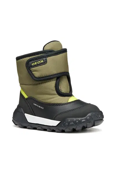 Zimní boty Geox TREKKYUP zelená barva, B566LA.054FU