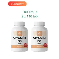 DR. FLEMING Vitamin D3 1000IU +10% gratis 2x110ks DUOPACK