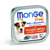 Monge Dog Fruit paté - krůtí a borůvky 100 g