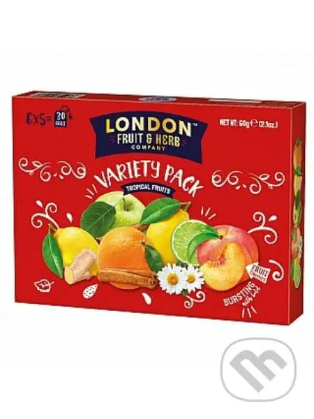 1215 London Tropical Fruit display 6x5 sáčkov