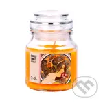 Scented candle: Apricot - Mucha - Primrose (vonná svíčka, vůně meruňka)