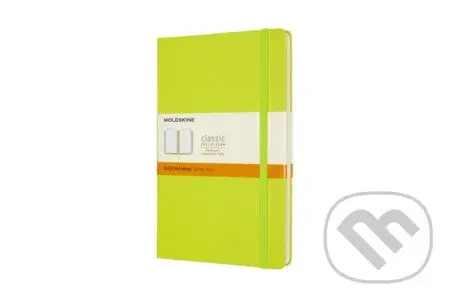 Moleskine - zápisník žltozelený (stredný, linajkovaný, tvrdá väzba)