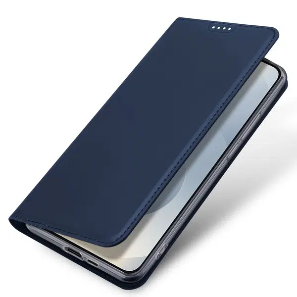 Flipové pouzdro DUX DUCIS wallet case SKIN PRO pro Samsung Galaxy S25 Edge, modrá