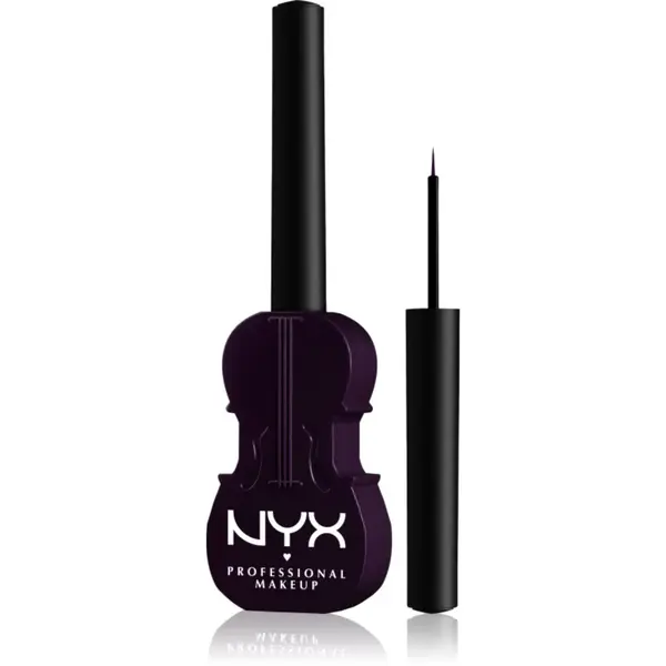 NYX Professional Makeup Wednesday Cello Liquid Liner tekuté linky na oči s matným finišem odstín 01 Purple 2 ml