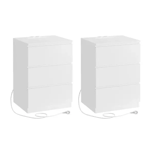 MID.YOU SADA NOČNÍCH STOLKŮ, 40/59/35 cm