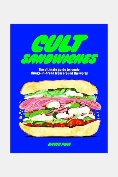 Kniha home & lifestyle Cult Sandwiches by David Paw, English více barev