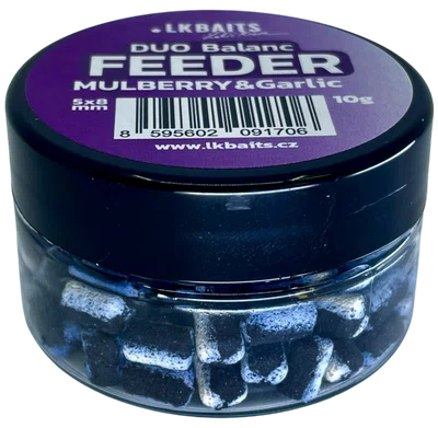 Lk baits duo balanc feeder 5x8 mm 10 g - mulberry a garlic