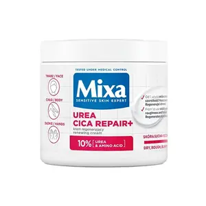 Mixa Regenerační tělová péče pro velmi suchou a hrubou pokožku Urea Cica Repair+ (Renewing Cream) 400 ml