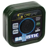 Carp spirit návazcová šňůra ballistic camo green 20 m - nosnost 35 lb