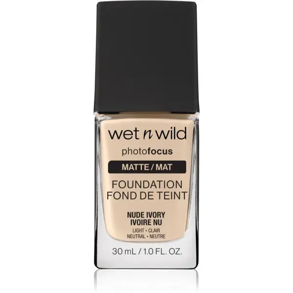 Wet n Wild PhotoFocus matující fluidní make-up odstín Nude Ivory 30 ml