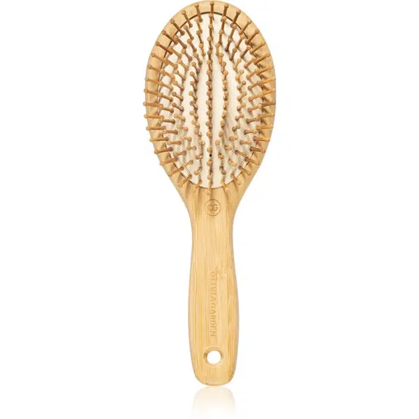 Olivia Garden Bamboo Touch plochý kartáč na vlasy a vlasovou pokožku M 1 ks