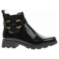 Dámské polokozačky Caprice 9-25428-41 black patent 37