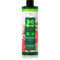 Eveline Cosmetics Bio Organic Granat & Acai regenerační kondicionér pro barvené a melírované vlasy 400 ml