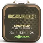 Korda návazcová šňůrka kamo coated hooklink 20 m - 80 lb 36,3 kg