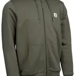 Nash mikina make it happen badge zipped hoody green - l