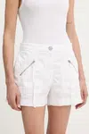 Kraťasy Pinko dámské, bílá barva, medium waist, 105159 A2L8