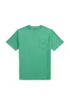 Tričko Polo Ralph Lauren zelená barva, 323970333007