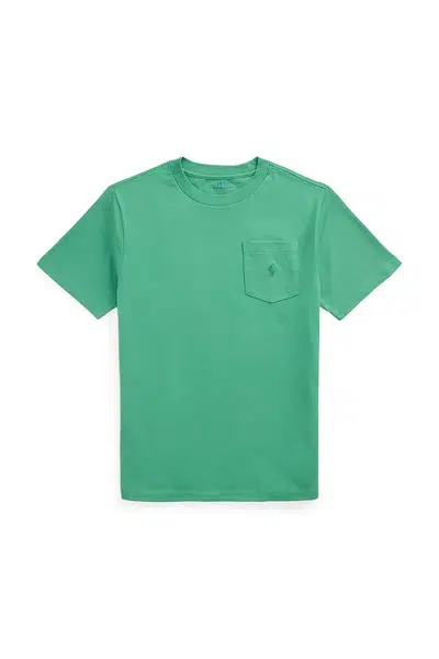 Tričko Polo Ralph Lauren zelená barva, 323970333007