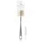 BabyOno Bottle Brush Bottle Brush kartáč na čištění láhví a saviček Grey 2 ks