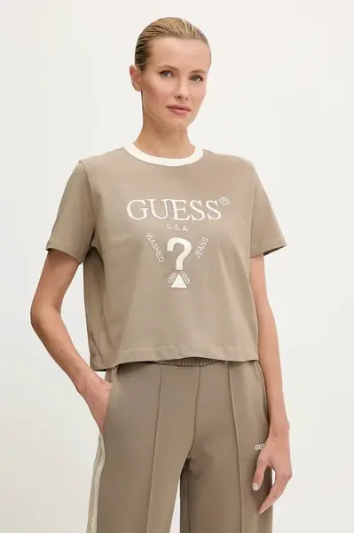 Bavlněné tričko Guess FILANTA