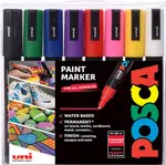 Sada akrylových fixů Uni Posca 1,8-2,5mm 8ks základní