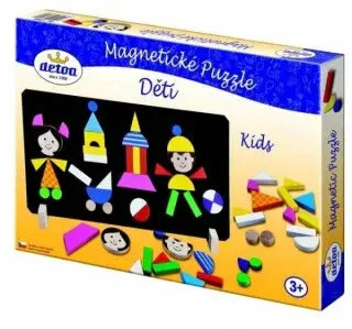 Magnetické puzzle děti v krabici 33x23x3,5cm