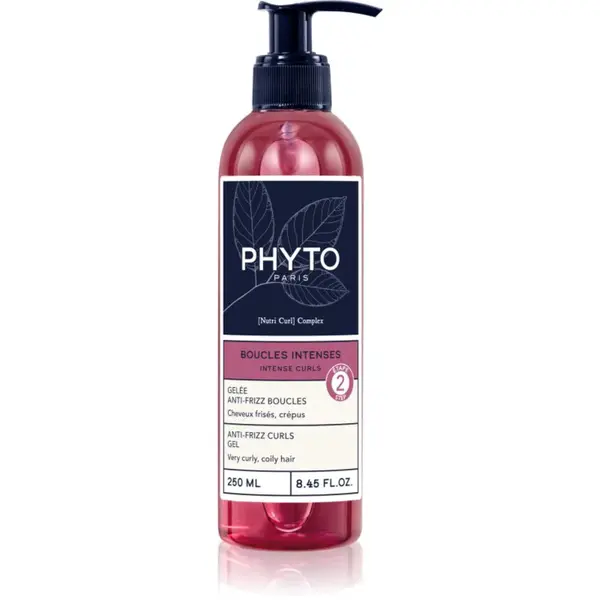 Phyto Intense Curls Anti-Frizz Curls Gel fixační gel pro vlnité a kudrnaté vlasy 250 ml