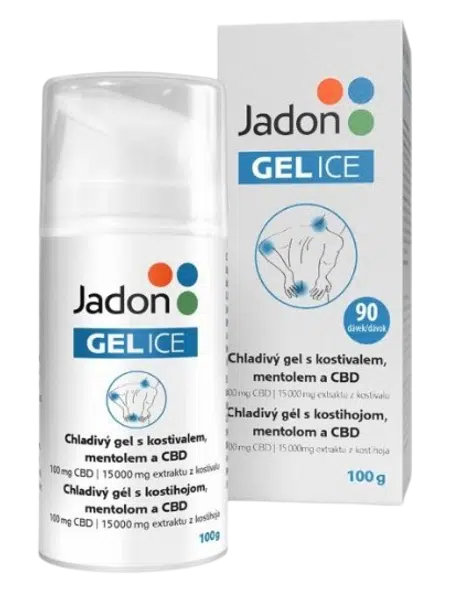 JADON gel ICE Chladivý gel s kostivalem a CBD 100 g