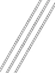 Soliter Řetízek z bílého zlata 50 cm Pancer 271 115 00236 07