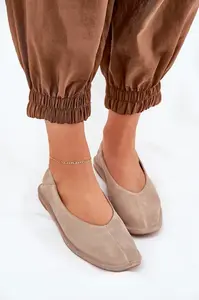 BIG STAR SHOES Semišové Dámské Baletky Big Star