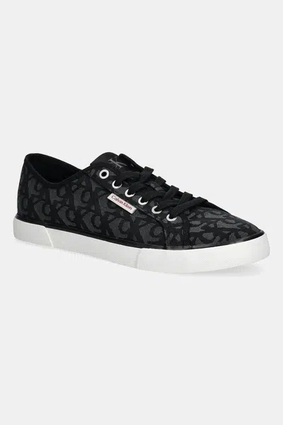 Tenisky Calvin Klein Jeans ESS VULC LOW MG CV MONO černá barva, YM0YM01368