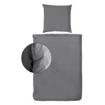 XXXL POVLEČENÍ, renforcé, antracitová, 135/200 cm