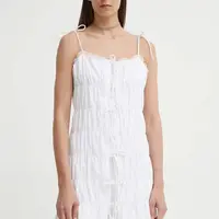 Bavlněné šaty Résumé BernadetteRS Short Dress bílá barva, mini, 121691175