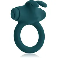 Playboy Toys Pleasure Bunny Buzzer Green kroužek na penis vibrační 1 ks