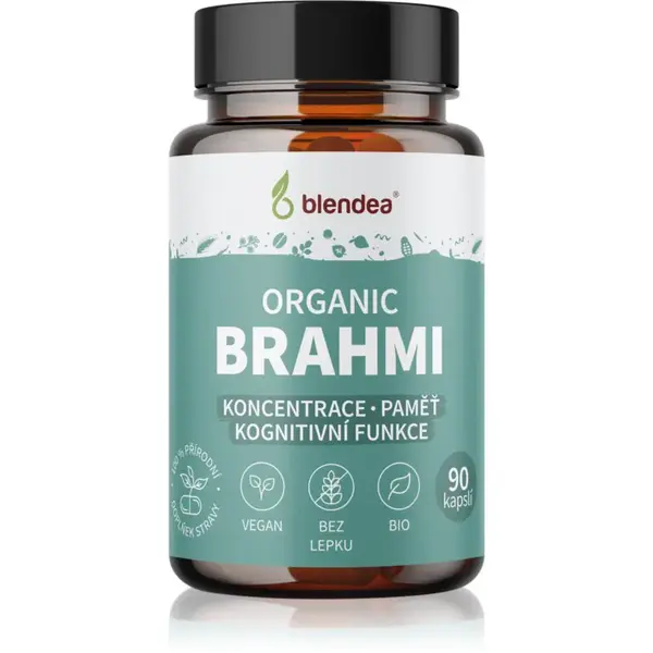 Blendea Organic Brahmi BIO kapsle pro podporu paměti a koncentrace 90 cps