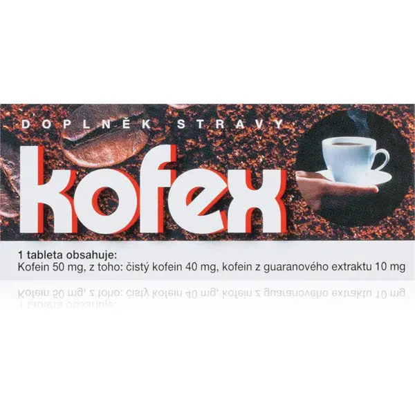 NATURVITA Kofex přírodní kofein+guarana tablety pro podporu paměti a koncentrace 80 tbl