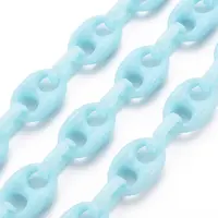 Handmade Opaque Acrylic Link Chains