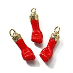 Brass Enamel Pendants