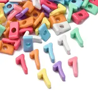 Opaque Acrylic European Beads