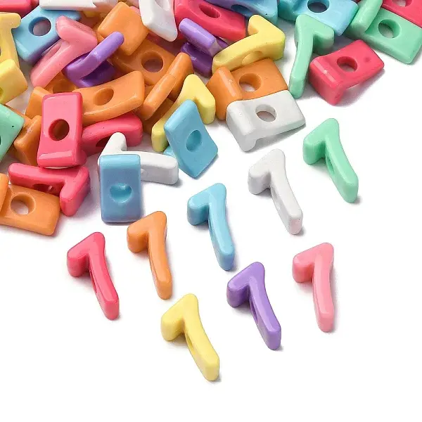 Opaque Acrylic European Beads