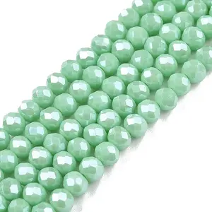 Electroplate Glass Beads Strands