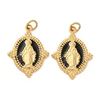 304 Stainless Steel Enamel Pendants